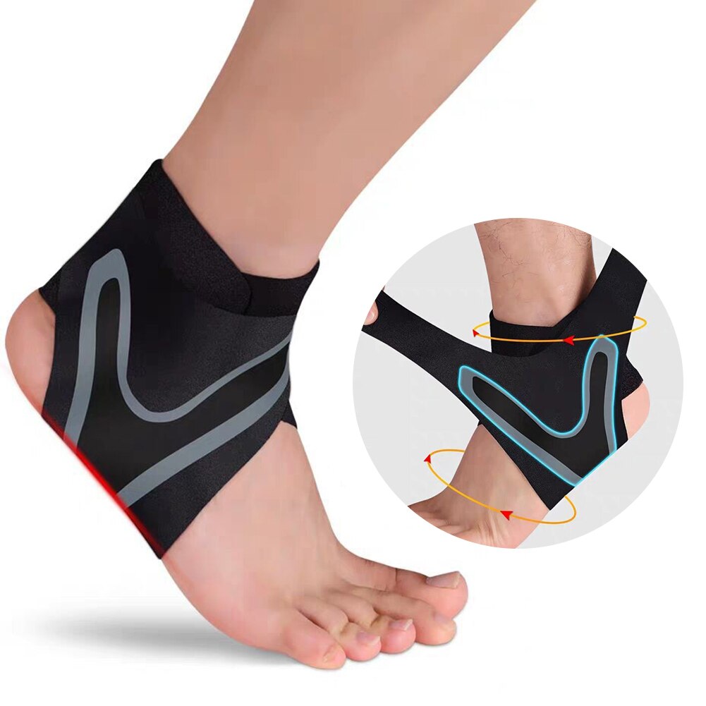 Protecteur de cheville de sport Anti-entorse pressurisé, chaussettes de protection pour l&#39;extérieur, basket-ball, Football, escalade
