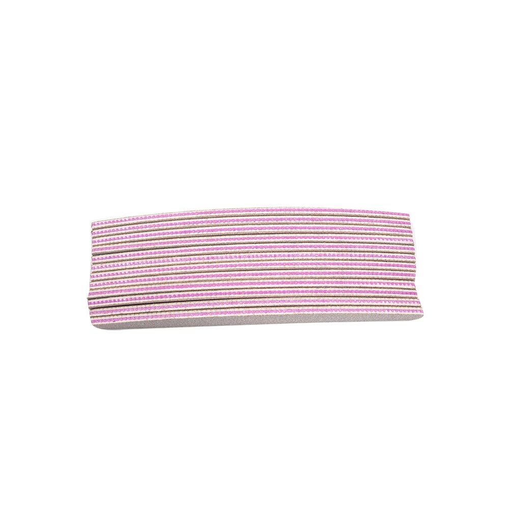 Enkel negle 10 stk neglefil polering buffer sliping nagels manikyr 100/180 negleblokk månestil poleringsblokk