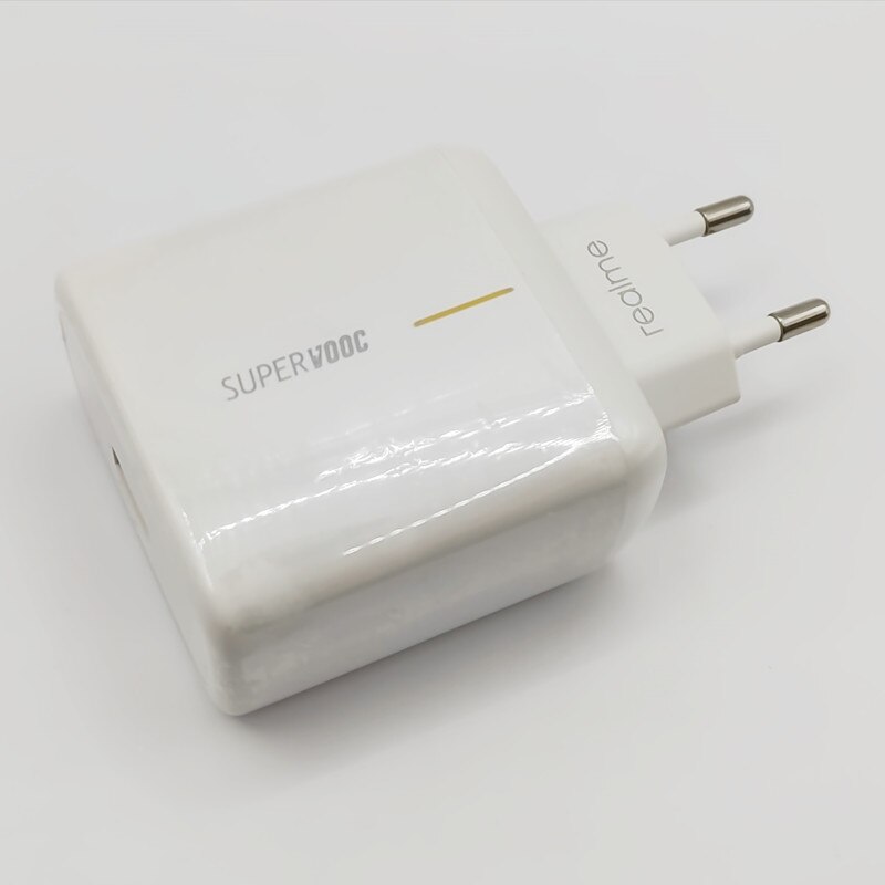 Realme Supervooc 65W Fast Charger EU/US Supervooc 2.0 Adapter 6.5A Type C Cable for For R17 R11 Find X2/X2 Pro/Reno6/ ACE 2 X20