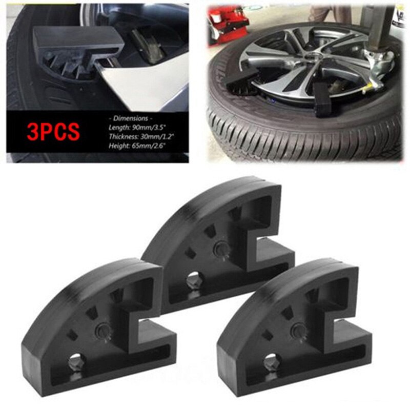 3pcs Nylon Bead Center Depressor Clamp Wheel Rim Run Flat Tire Changer Car Tire Fixing Clamp Black white Tire Repair Tools
