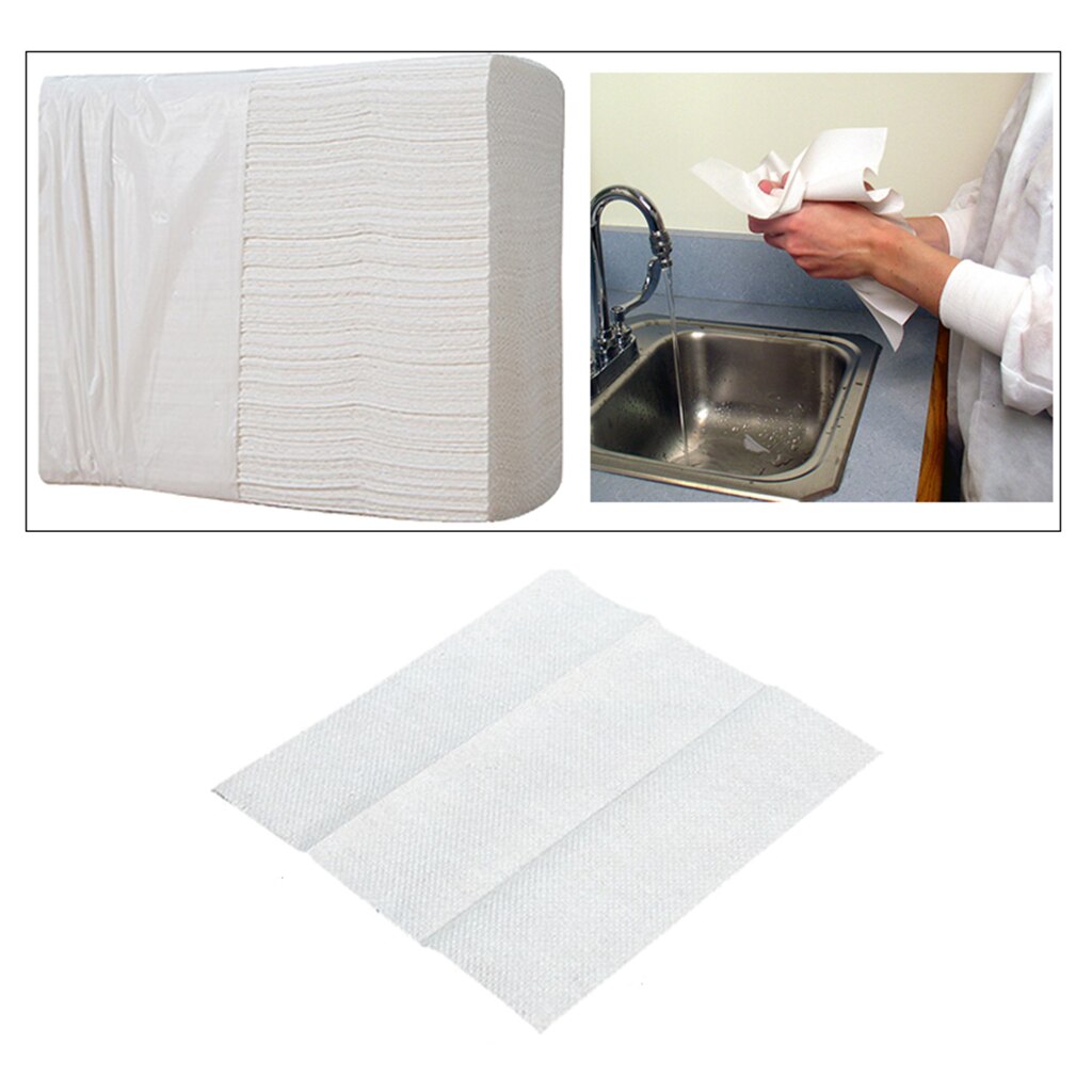200 Pack Multifold Toilet Paper Tissue Clean Soft Paper Extraction Tissue Wood Pulp Paper