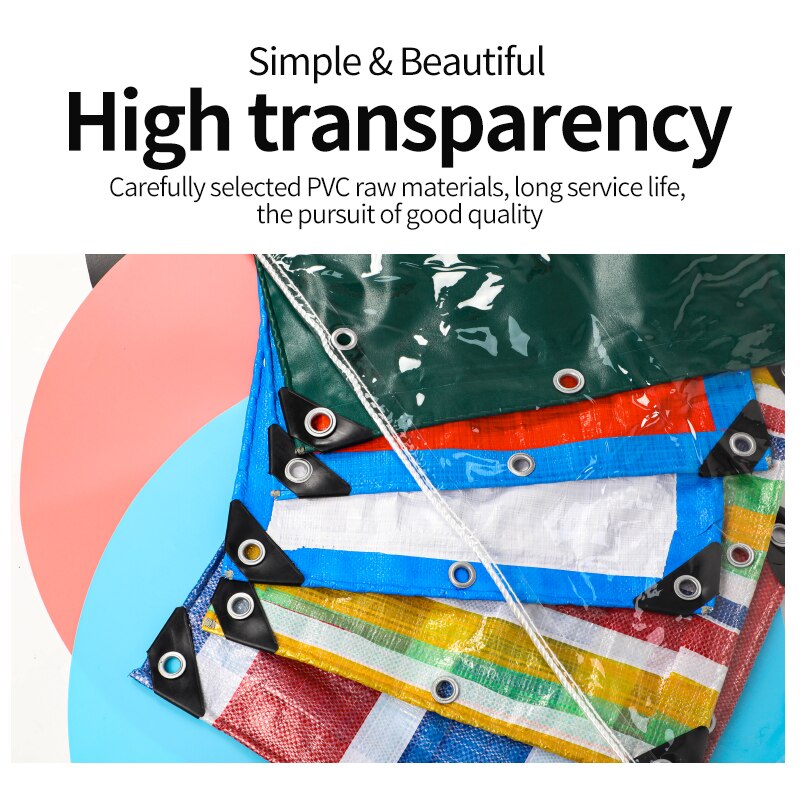 2/3M Plant Tarp Cover Transparant Regendicht Poly Tuin Kas Anti-Freeze Thuis Heavy Duty Protector Dekzeil