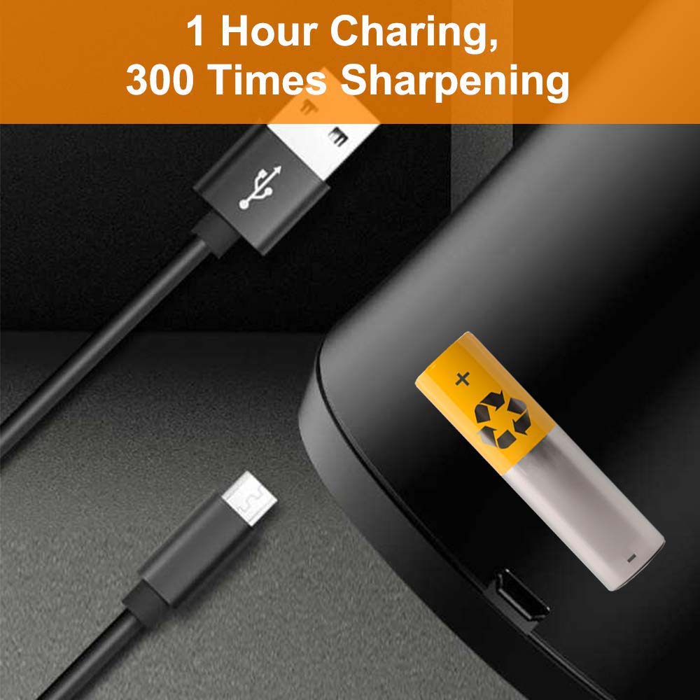 Tenwin Electric Pencil Sharpener Heavy Duty Rechargeable for Classroom Auto Stop Fast Sharpen In 3s School Office Stationery