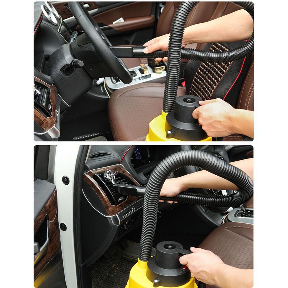 Portable Car Vacuum Cleaner Powerful Handheld Car Wet Dry Canister Vacuum Inflator Turbo Vacuum Cleaner Cleaning Tool