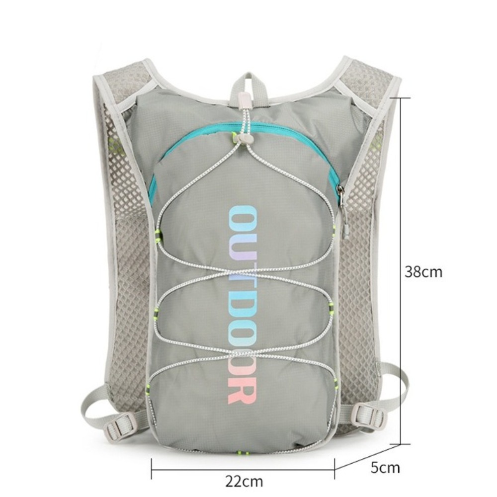 Mochila de nailon Unisex para escalada al aire libre, mochila reflectante de seguridad impermeable para ciclismo, mochila de hidratación transpirable ultraligera