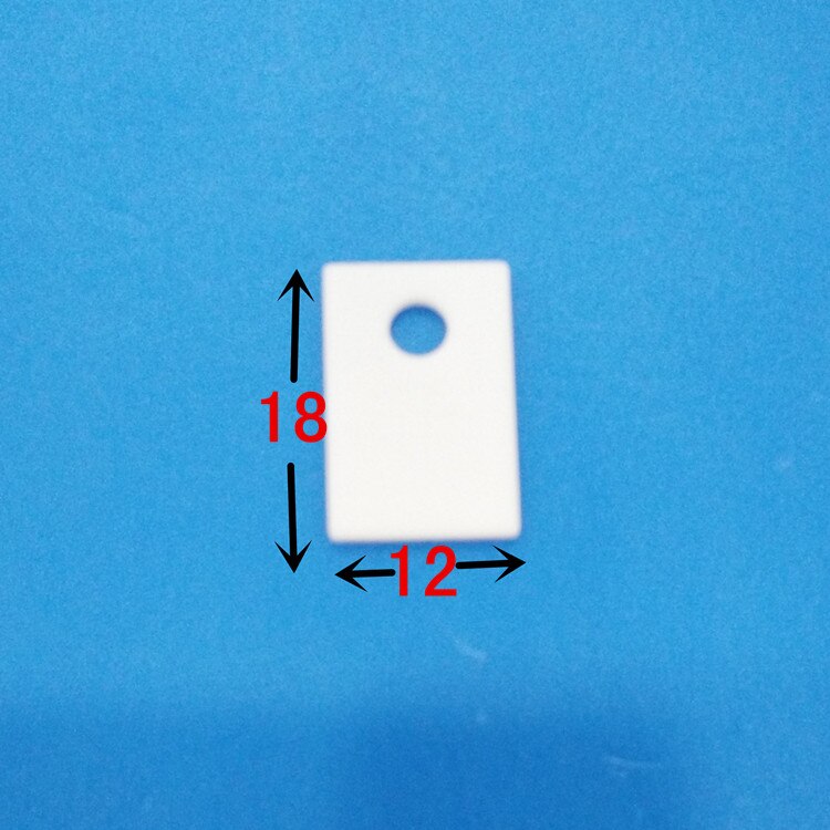 Ceramic wafer High temperature heat conduction heat insulation ceramic sheet aluminum oxide ceramics/Triode dedicated
