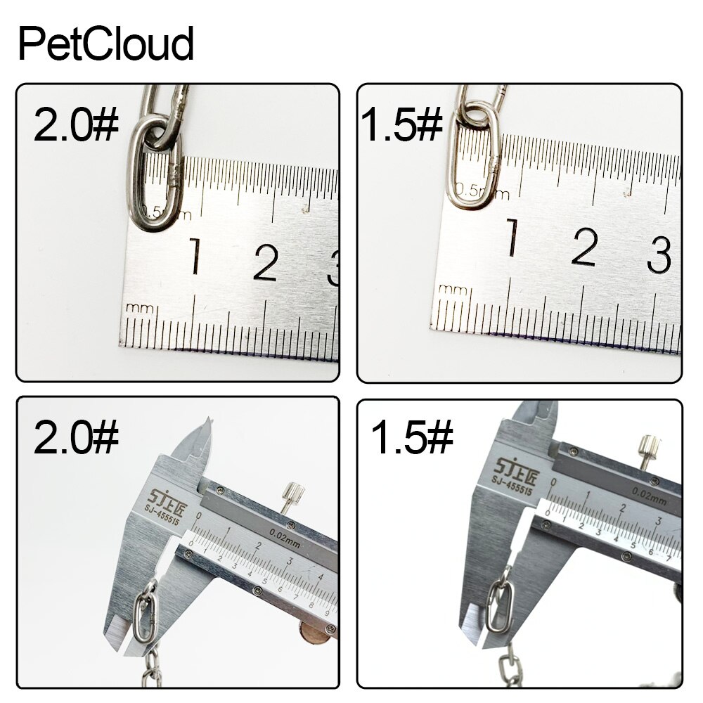 Catena per pappagallo per uccelli giunto saldato in acciaio inossidabile fai-da-te per piccoli animali domestici supporto per anello per piedi accessori per animali domestici per addestramento di volo tutto'aperto
