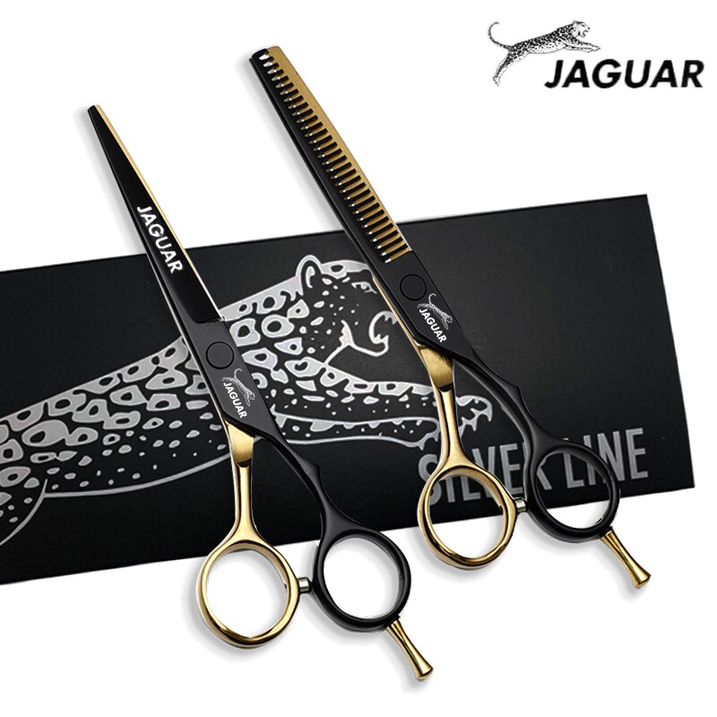 JAGUAR Hair Scissors 5.5&6.0 Inch Cutting Thinning Set Hairdressing Scissors Barber Tools salons she