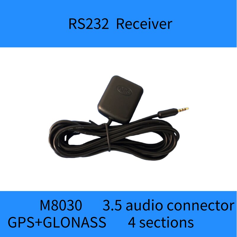 RS232 Gnss Ontvanger 3.5 Audio Connector M8030 Chip Gps Glonass Ontvanger Gmouse BR-828
