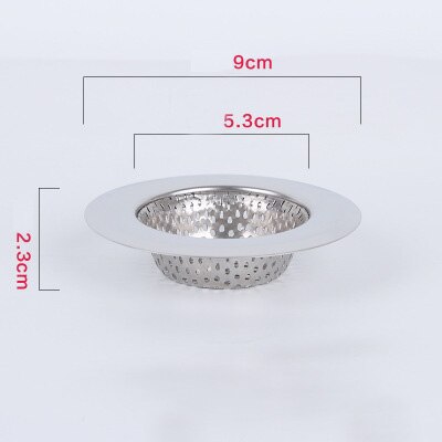 1Pc Huishoudelijke Rvs Spoelbak Zeef Keuken Benodigdheden Badkamer Accessoires Metalen Filter Bad Afvoer Afval Screen: M - Sink Strainer