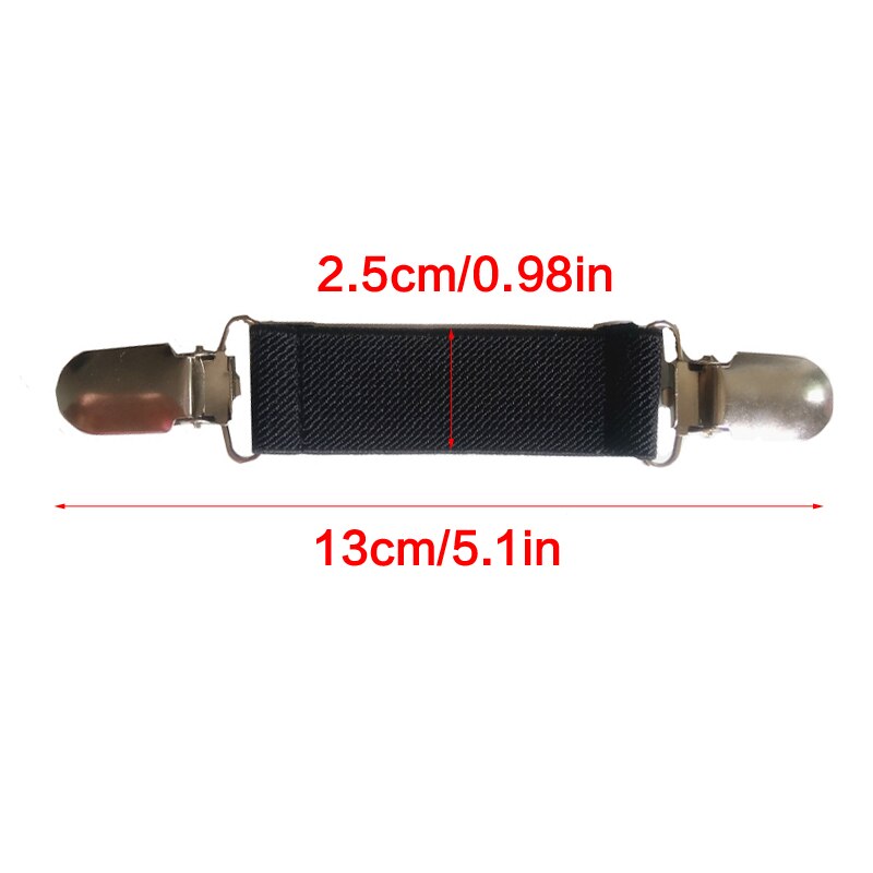 Clip en métal argenté pour robe et pantalon, vêtement, extension de ceinture, accessoire multifonction pour drap de lit fixe, canapé, 1 pièce