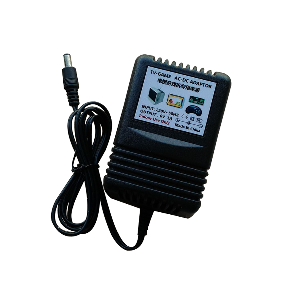 Adaptador de fuente de alimentación de 220V CA para Sega MD, 16 bits para reparación de consola de juegos F C de 8 bits