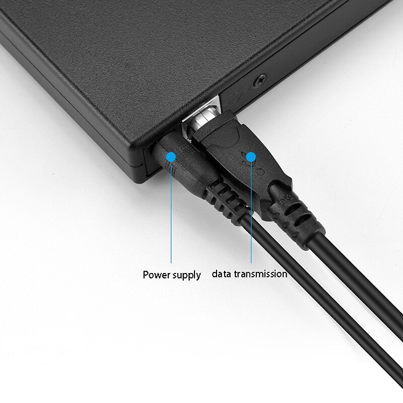 Usb 2.0 externe cd dvd-brander, desktop / laptop universele cd dvd-brander externe schijf