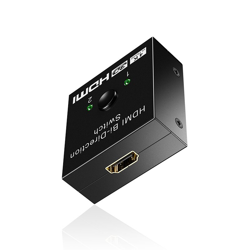 HDMI 2 input 1 output switcher, Bi-Directional HDMI Switcher support 4K resolution
