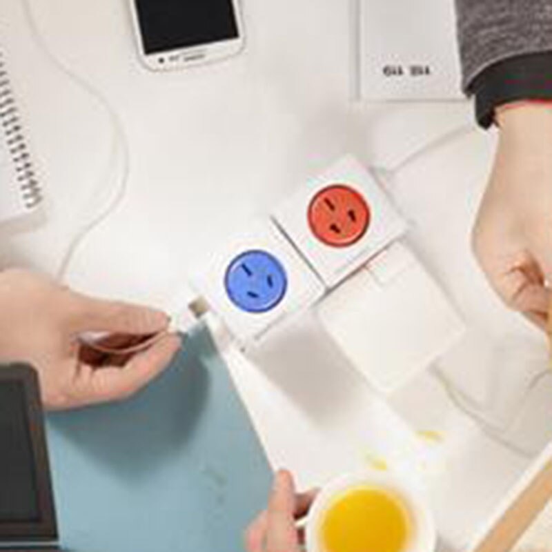Power Cube Socket USB Ports Adapter Switched Socket Expandable Multifunction