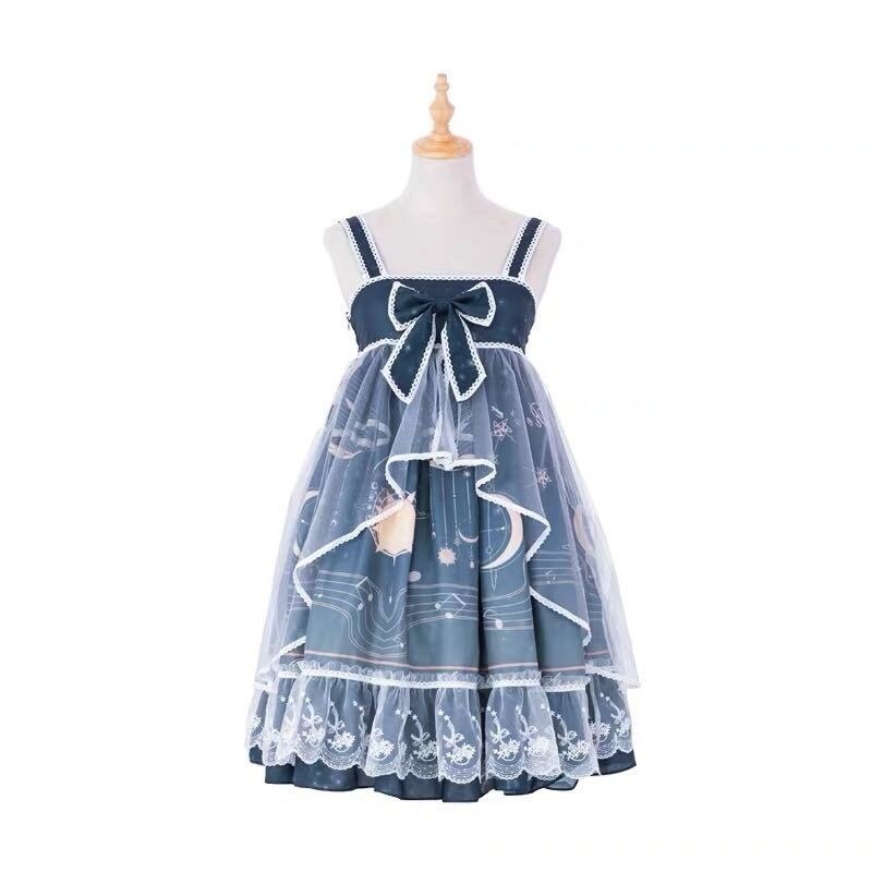 Lolita jurk- rayon- pauwenpracht
