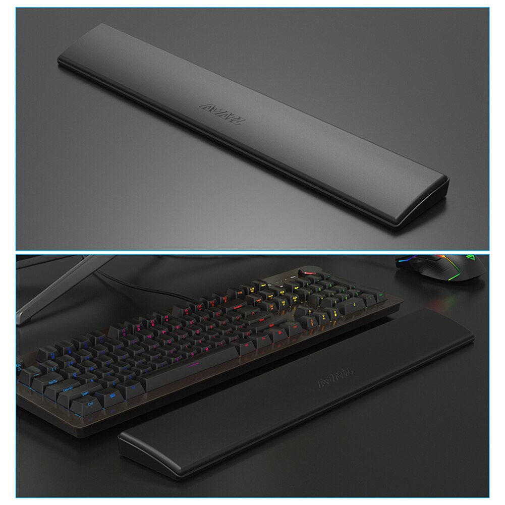Gomaespuma con memoria ergonómico teclado Pad 104/87/61 llaves antideslizante Oficina de teclado soporte Pad
