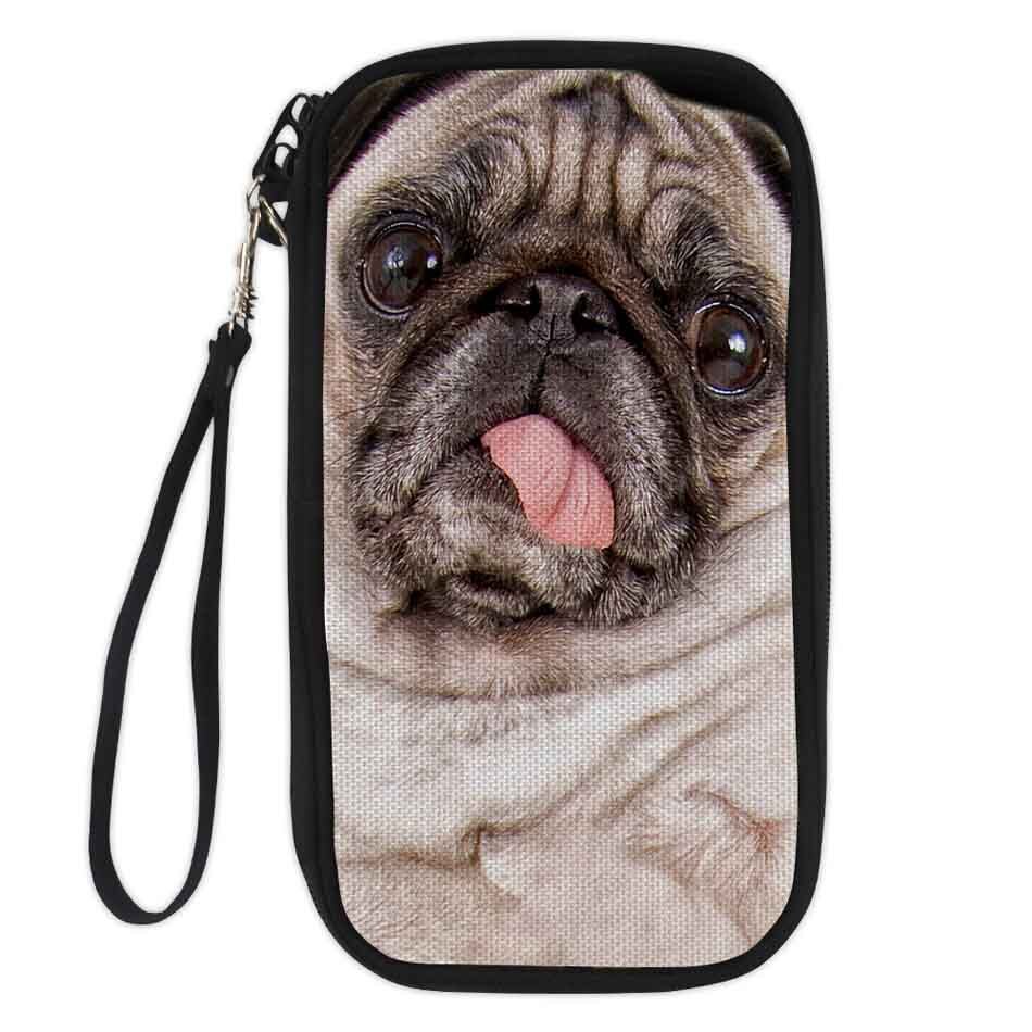 Passport Holder - 3D Animal Print - Polyester Travel Wallet for Men & Women - Document Organizer: 4955Z6