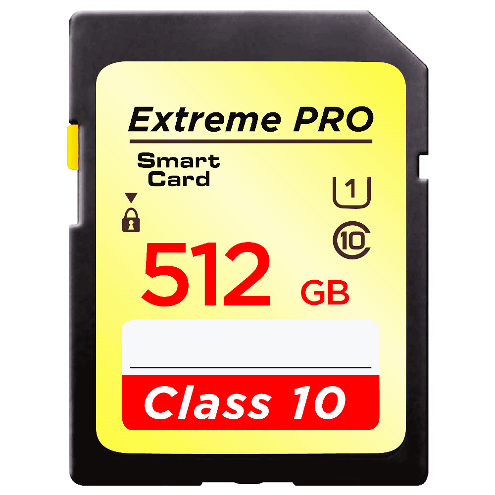 Hoge Snelheid SD-kaart 128 GB Geheugenkaart Camera 64 GB 32 GB UHS-I Flash Card 256 GB 16 GB Tot Max 95 M Class10 633x Voor camera: 512Gb