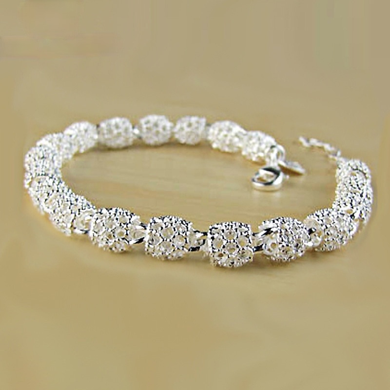 925 Sterling Zilver Creatieve Mode Armband Voor Vrouwen Bruiloft Paar Eenvoudige Geometrische Paert Sieraden Voorkomen Allergie