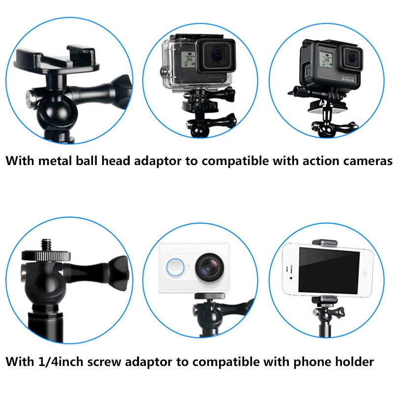 Go Pro Hero 8-Palo Selfie Grande, accesorios para GoPro Hero 7, Hero 6, Hero 5, 4 Session, Yi 4K