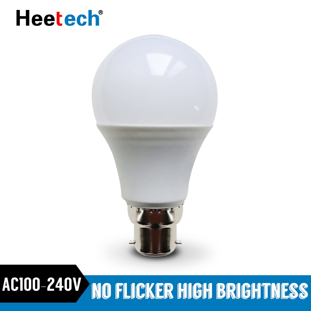 LED Lamp B22 LED Lamp 18 W 15 W 12 W 9 W 7 W 5 W 3 W LED licht Blubs Lampada Led Spotight Koud/Warm Wit AC 110 V 220 V 240 V Bombilla