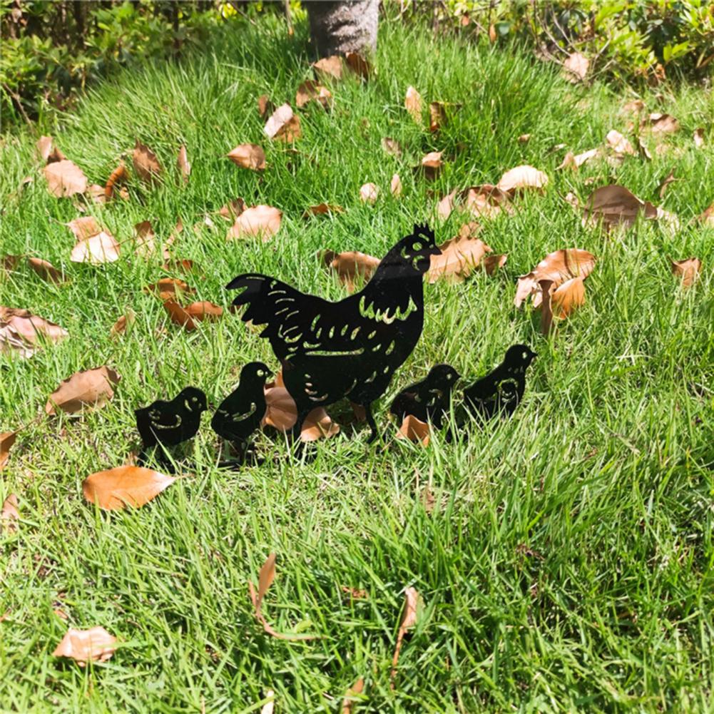 Pro Garden Decoratie Tuinbeeld Haan - metaal - 38 x 14 x 40 cm | Leen Bakker