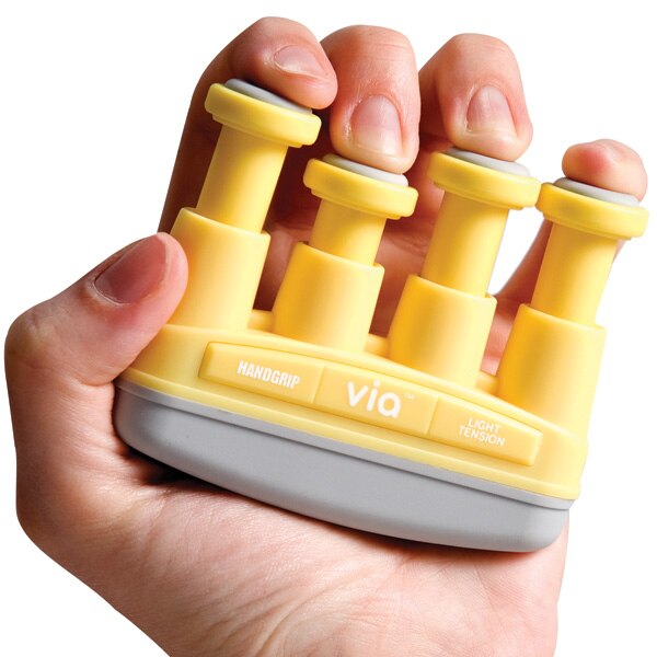 Prohands via edition instapniveau handtrainer voor gitaar, bas, piano, ukelele, spanning 1lb-6 lbs , 7 kleuren beschikbaar