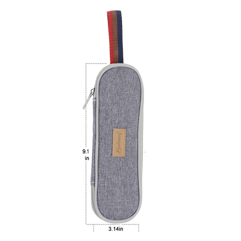 Zestaw obiadowy Travel sztućce kampingowe zestaw wielokrotnego użytku sztućce ze słomka metalowa łyżka widelec pałeczki i przenośny pojemnik: bag A
