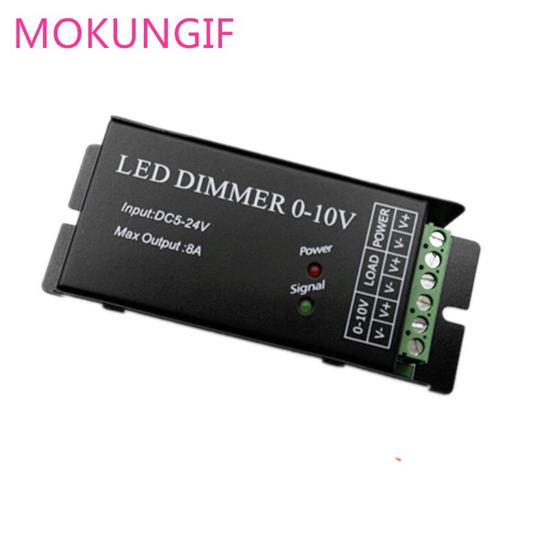 0-10 V Led dimmer singal, 1 kanaal 8A, 12 <96 W, 24 V <192 W, 0-10 V dimmer Controller voor flexibele Led strip licht gebruik