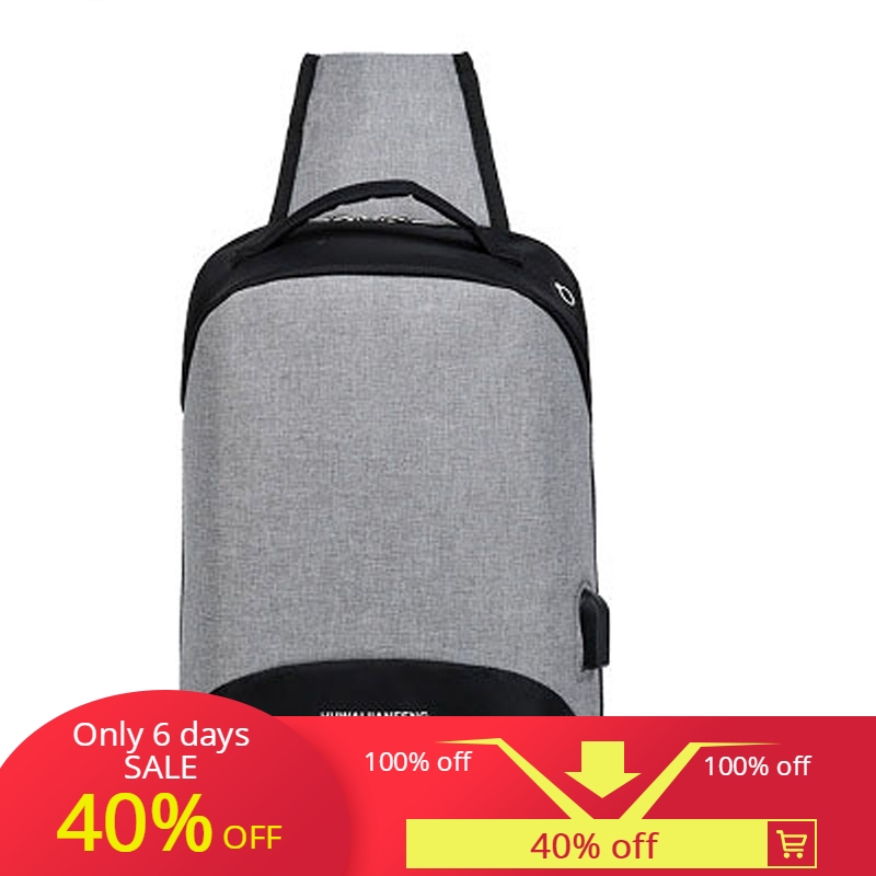 Tas outdoor vrijetijdstas usb oplaadbaar borsttas schooltas schoudertas