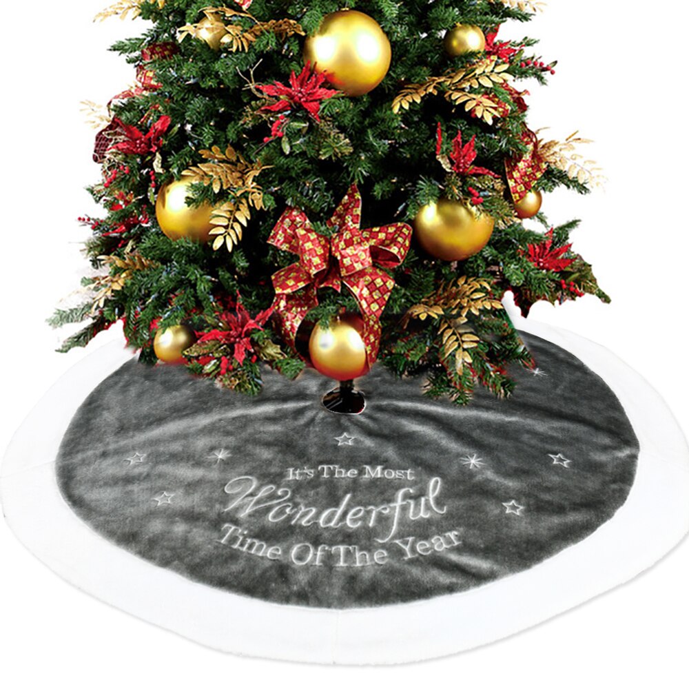 Kerstboom Decoraties Pluche Kerstboom Rok Base Floor Mat Cover Xmas Ornament Kerstman Herten