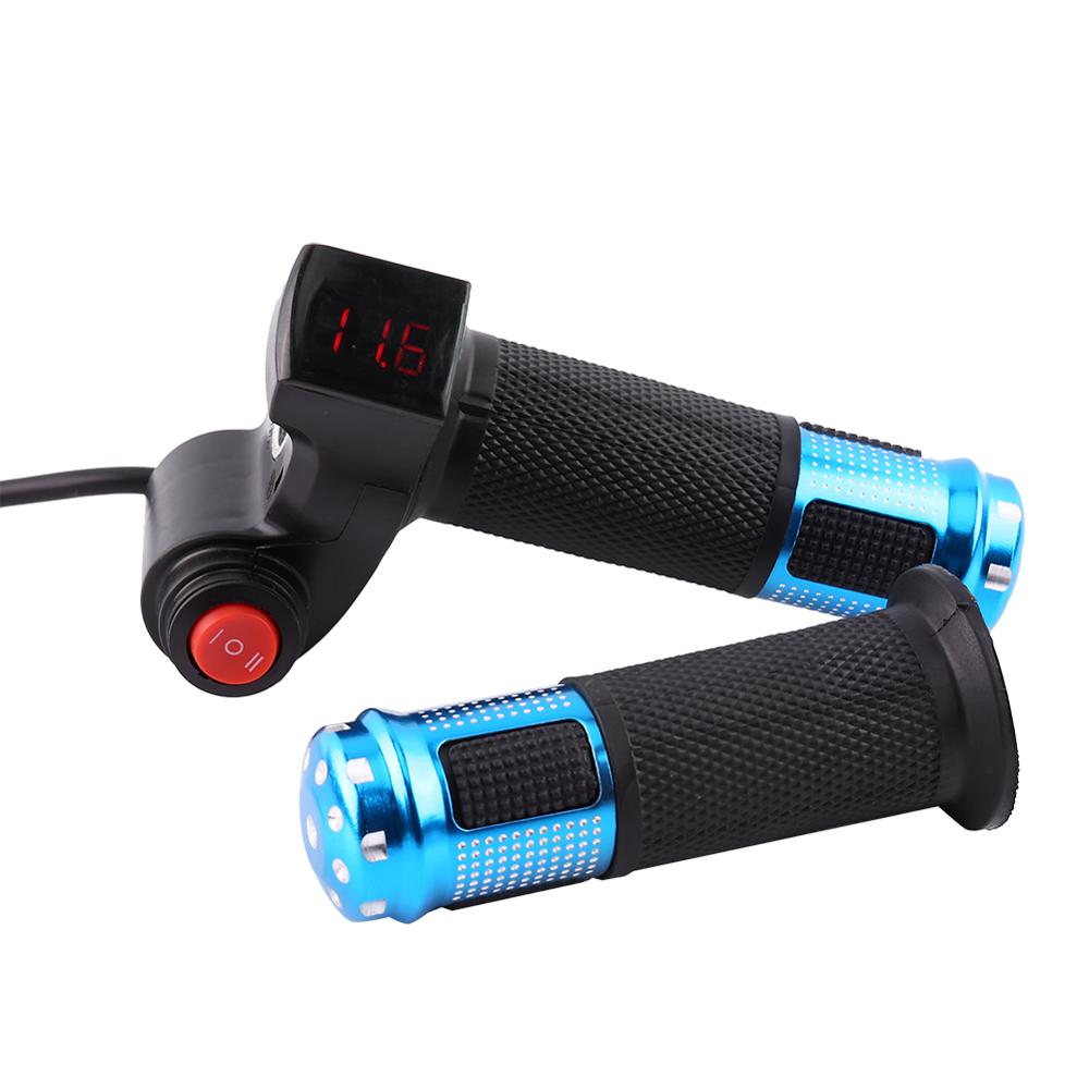 Elektrische Fiets Motorbike Half Pols Throttle E-Bike Elektrische Scooter Gashendel Stuur Led Display Indicator