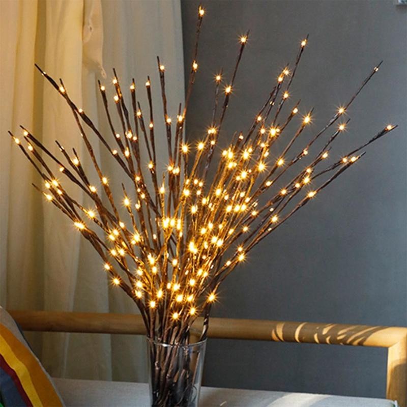 Led pilträdsgren lampa familjerumsdekoration festlampa gren dekoration trädgårdssnöre trädlampa  z8 g 5