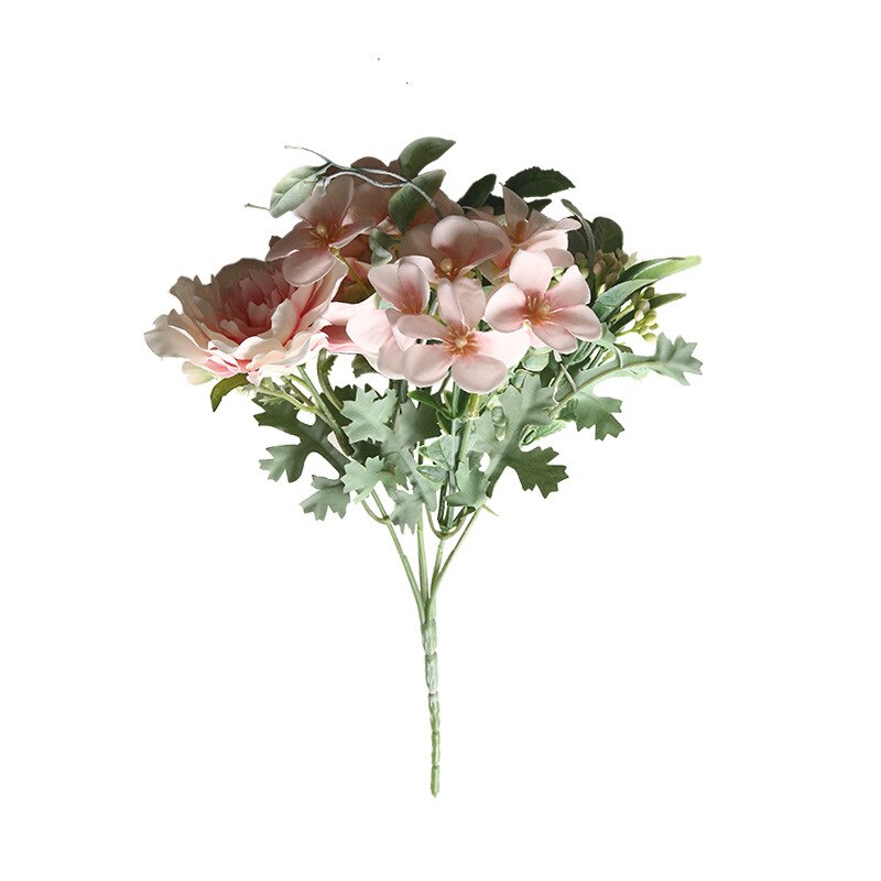 1 Strauß Kamelie Künstliche Pfingstrose Rose Blumen Seide Gefälschte Flores Hochzeit Tafelaufsatz Blume DIY Heimat Garten Party Dekor