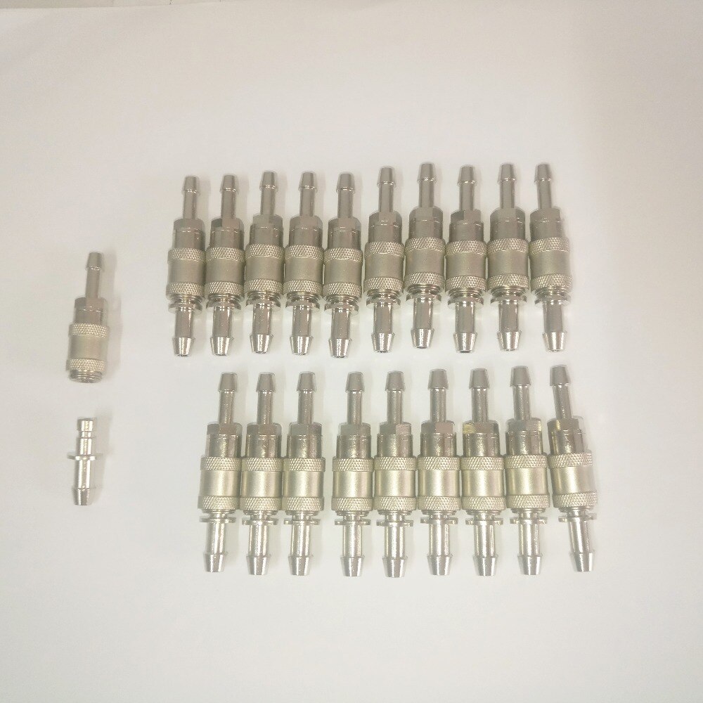 Conector de manguera de aire de Nibp conector de puño de presión arterial macho/hembra conector de bayoneta 2 Set (Male2pcs/ female2pcs)