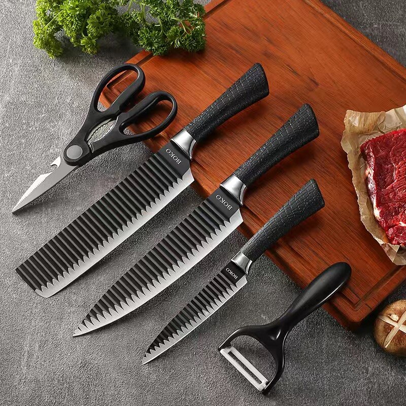 Yangjiang Forged Stainless Steel Manganese Steel Kitchen Knife Household Small Kitchen Knife Fruit Knife Chef Knife Meat Cleaver: Pink