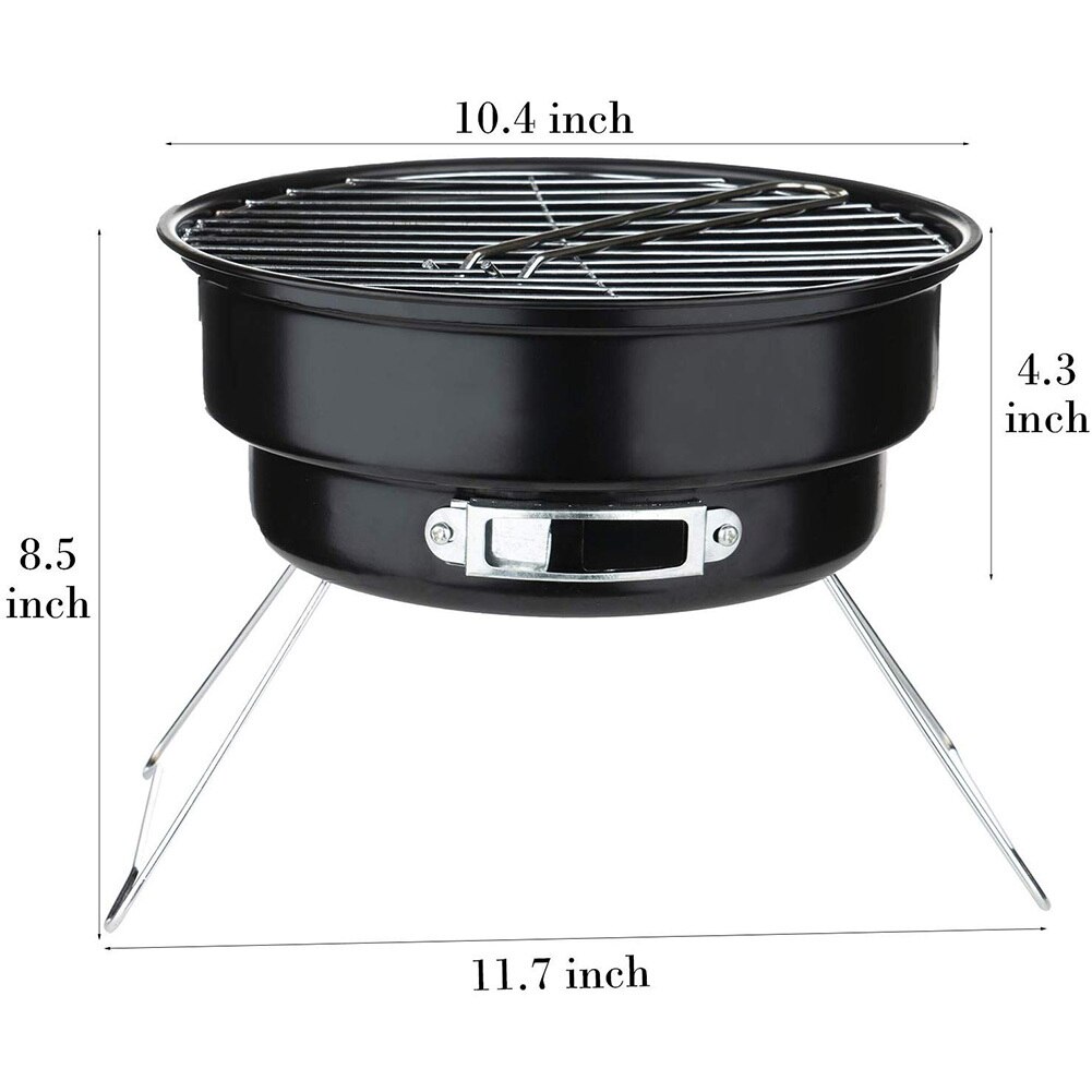 Draagbare Houtskool Oven Vouwen Lichtgewicht Barbecue Grill Kleine Bbq Tool Voor Outdoor Camping Koken Picknicks Wandelen Achtertuin