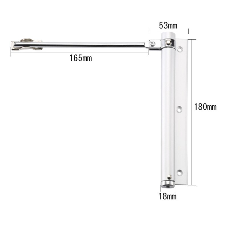 Automatic Door Self-Closing Hinge Mute Easy to Rebound No slotting Punching Free Door Closer TT-best