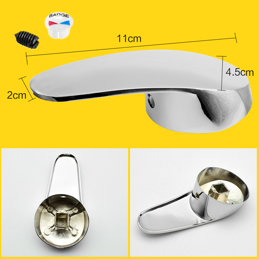 Praktiskt handtag för kran, delar till reservdelar, dusch, badrum, badkarsblandare, handtag, kök: Gul