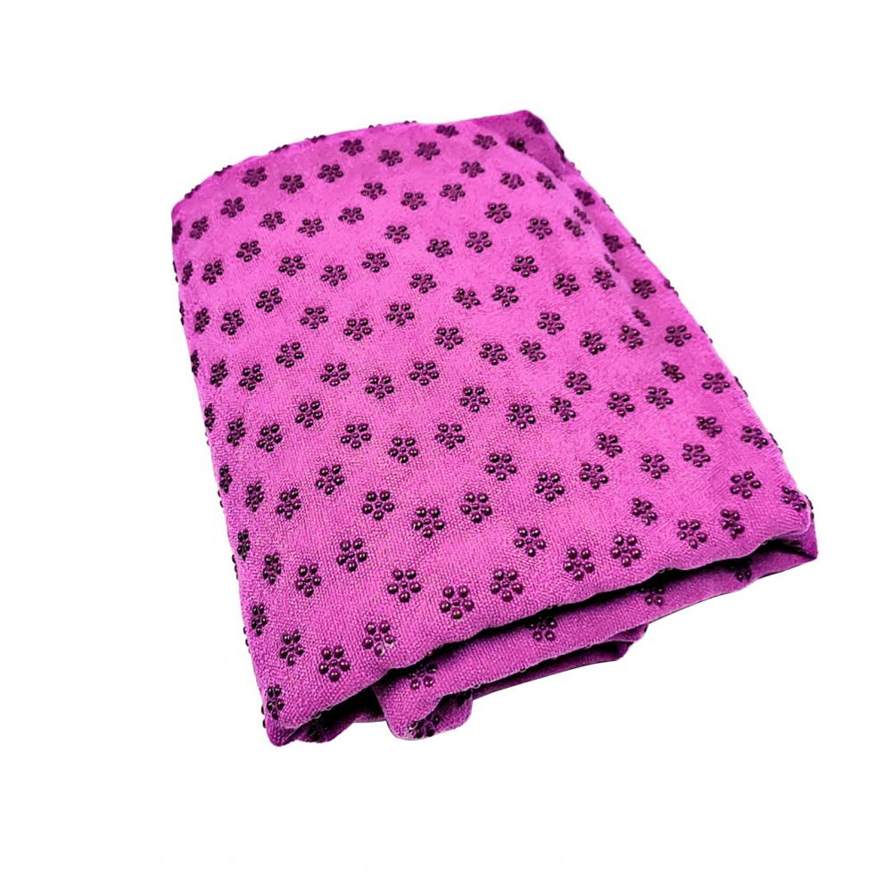 183 cm x 63 cm yogamat antislip naden opvouwbare yoga antislip deken fitnessoefening pilates mat yoga handdoek sportdeken: Rood