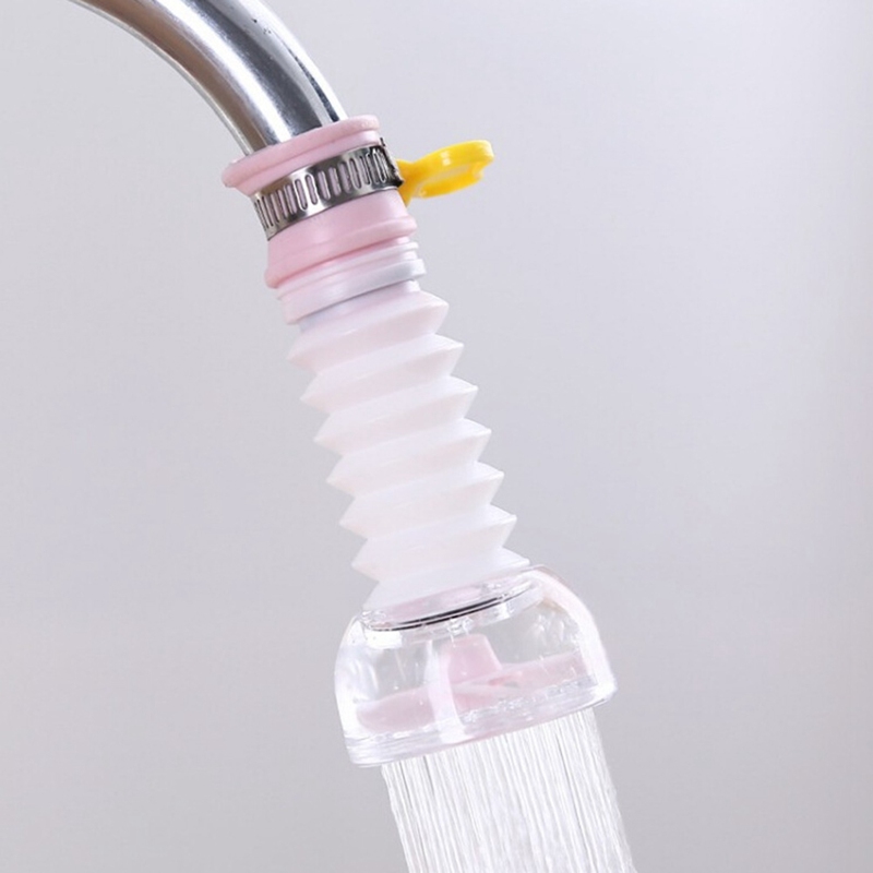 Universele 360-rotatie Kraan Waskolf Swivel Waterbesparende Economizer Hoofddouche Keukenkraan Nozzle Adapter Gootsteen Accessoires: Rood
