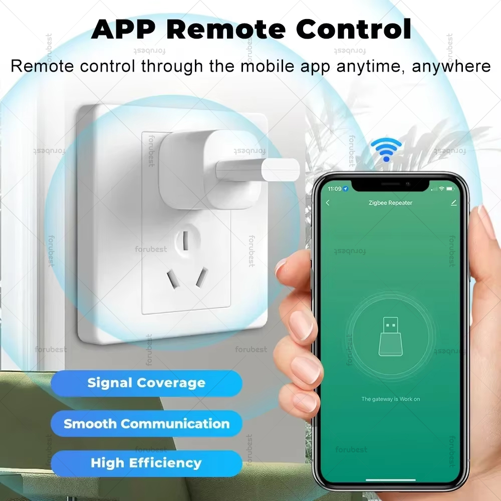 Mini zigbee 3.0 repetidor de sinal usb amplificador extensor para tuya vida inteligente gateway dispositivos casa inteligente automação