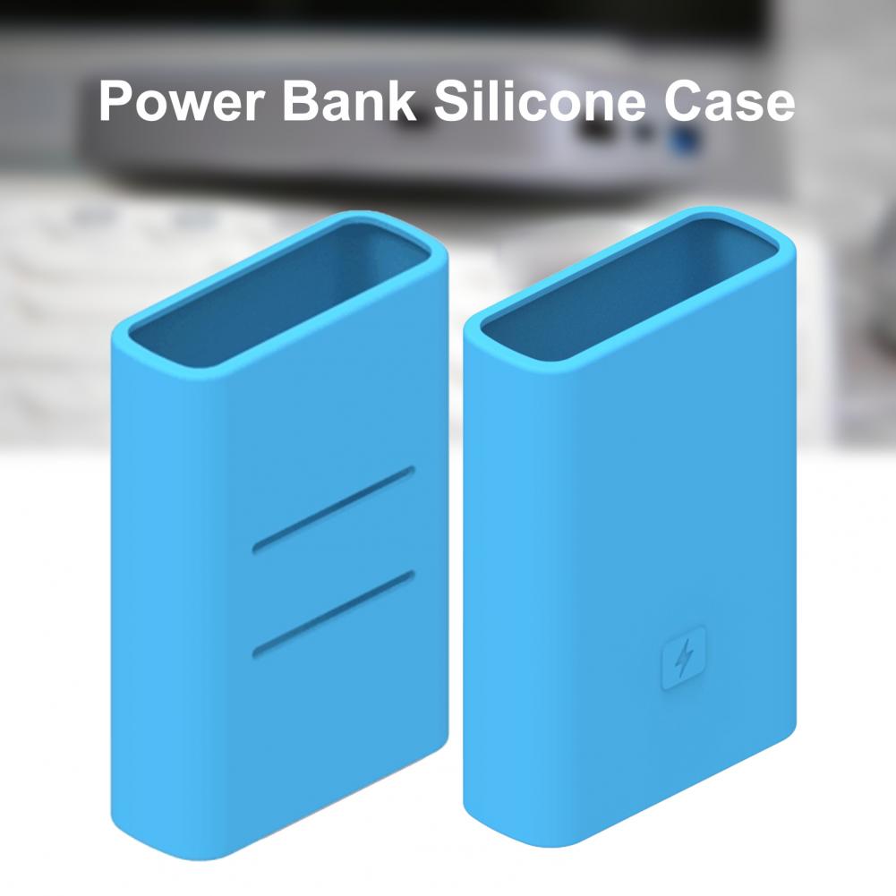 Schutzhülle für powerbanks, staubdichte silikonhülle – flexible, strapazierfähige und weiche silikonhülle