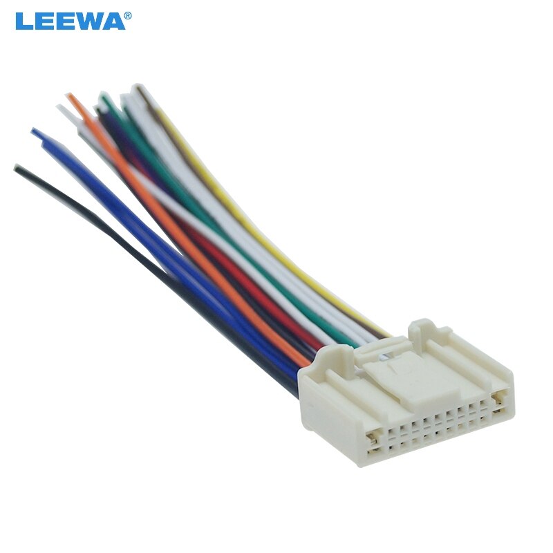 LEEWA adaptateur de harnais de câblage de lecteur/CD stéréo de voiture pour Nissan/Subaru/Infiniti OEM Radio CD d&#39;usine # CA3995