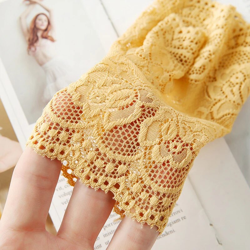 Damen-Handschuhe, kurze Spitze, halbe Finger, Spitze, Sonnenschutz, offene Finger, Zeremonie, Hochzeitsdekoration