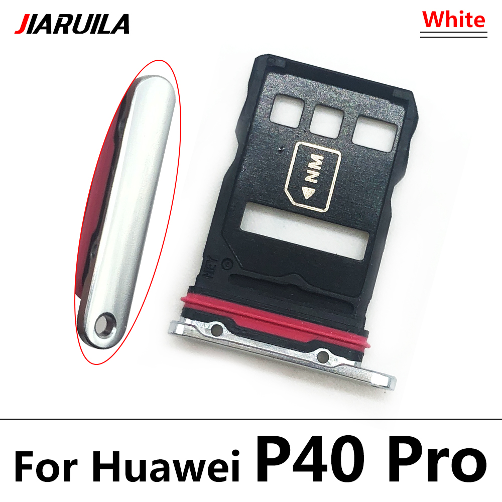 Per Huawei MediaPad T3 10 AGS-L09 AGS-W09 AGS-L03 T3 9.6 LTE SIM Slot Per Schede SD Vassoio di Carta Del Supporto Adattatore: P40 Pro White