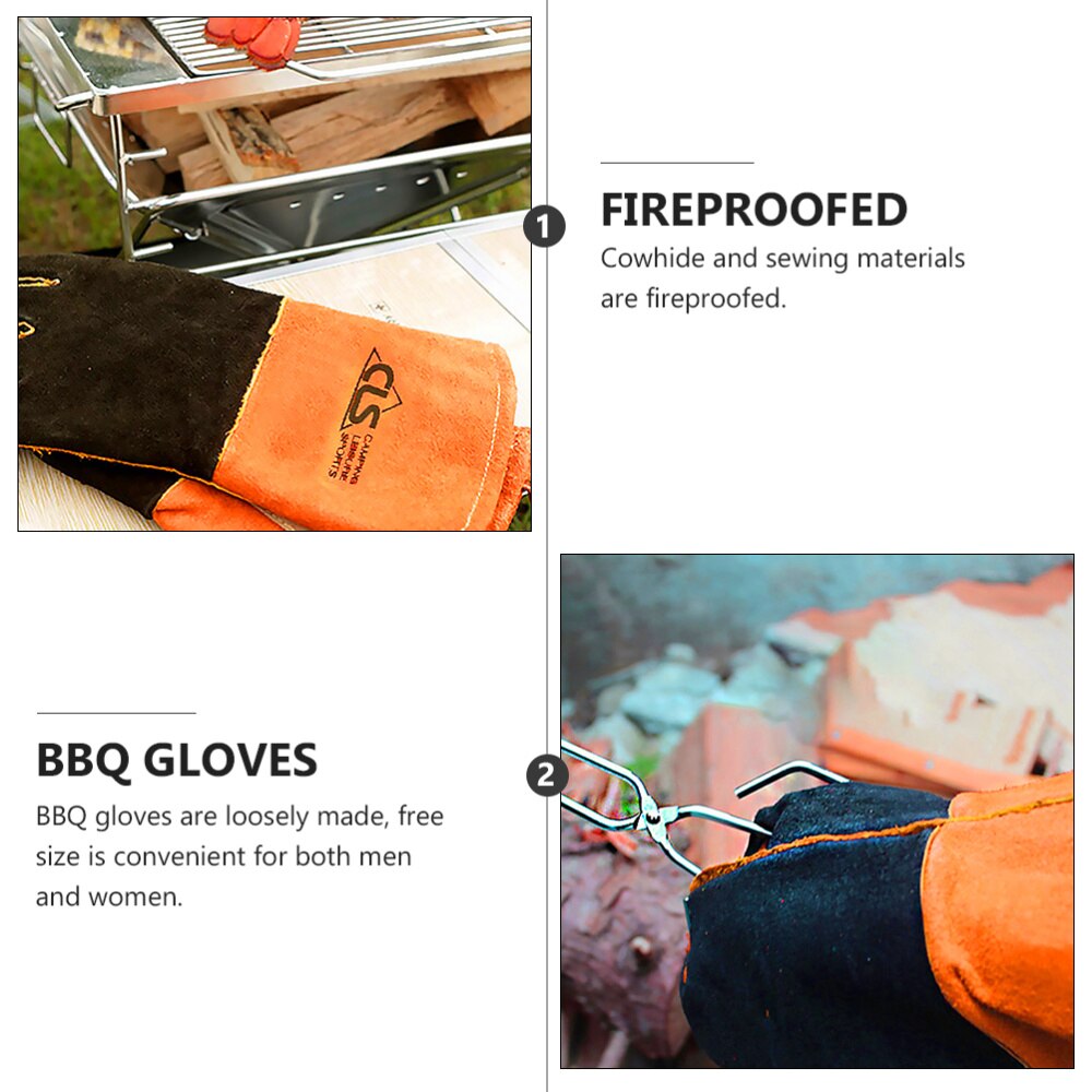 Guantes resistentes y duraderos, guante para acampada, protectores para aislamiento térmico, 1 par