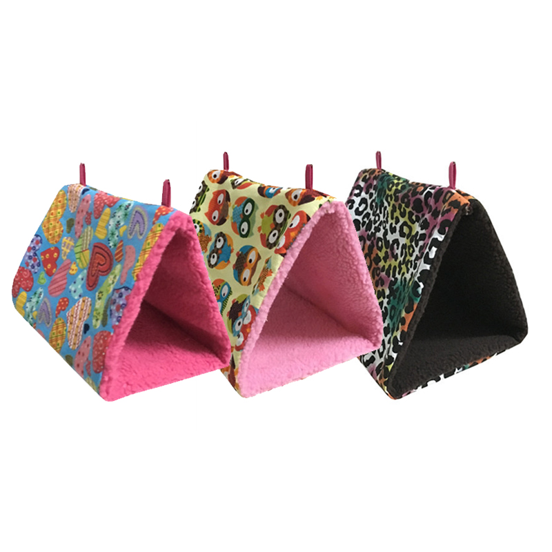 Warm Kooi Nest Tent Vogel Opknoping Cave Papegaai Schommel Speelgoed Kooi Nesten Papegaai Hangmat Vogel Opknoping Bed House Pluche winter