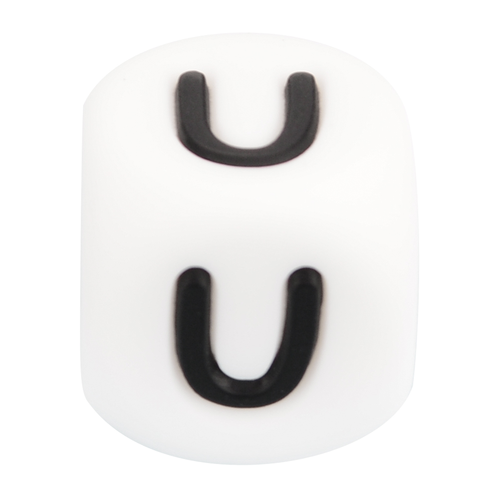 LOFCA 12mm 100 stuks Siliconen Letter Kralen Alfabet Tandjes Kralen Bijtring Engelse Letters Food Grade Baby Verpleging voor tandjes: Chocolade